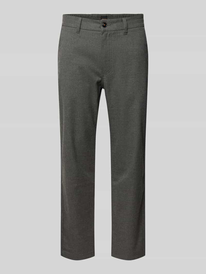 Chinosy o kroju tapered z dodatkiem wiskozy model ‘CHINO-TAPERED’