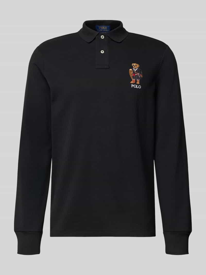 Koszulka polo o kroju classic fit z wyhaftowanym logo
