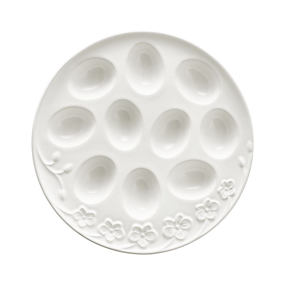 Talerz na jajka ceramiczny 25,5 cm TIVOLI