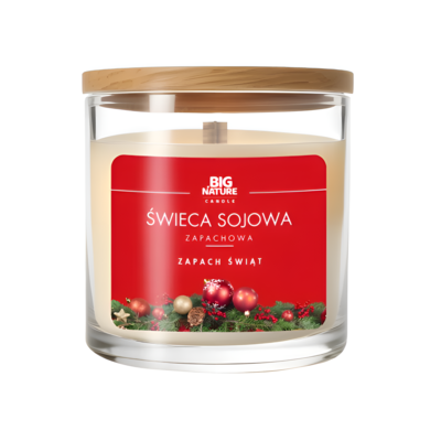 Świeca sojowa Zapach Świąt 215 g