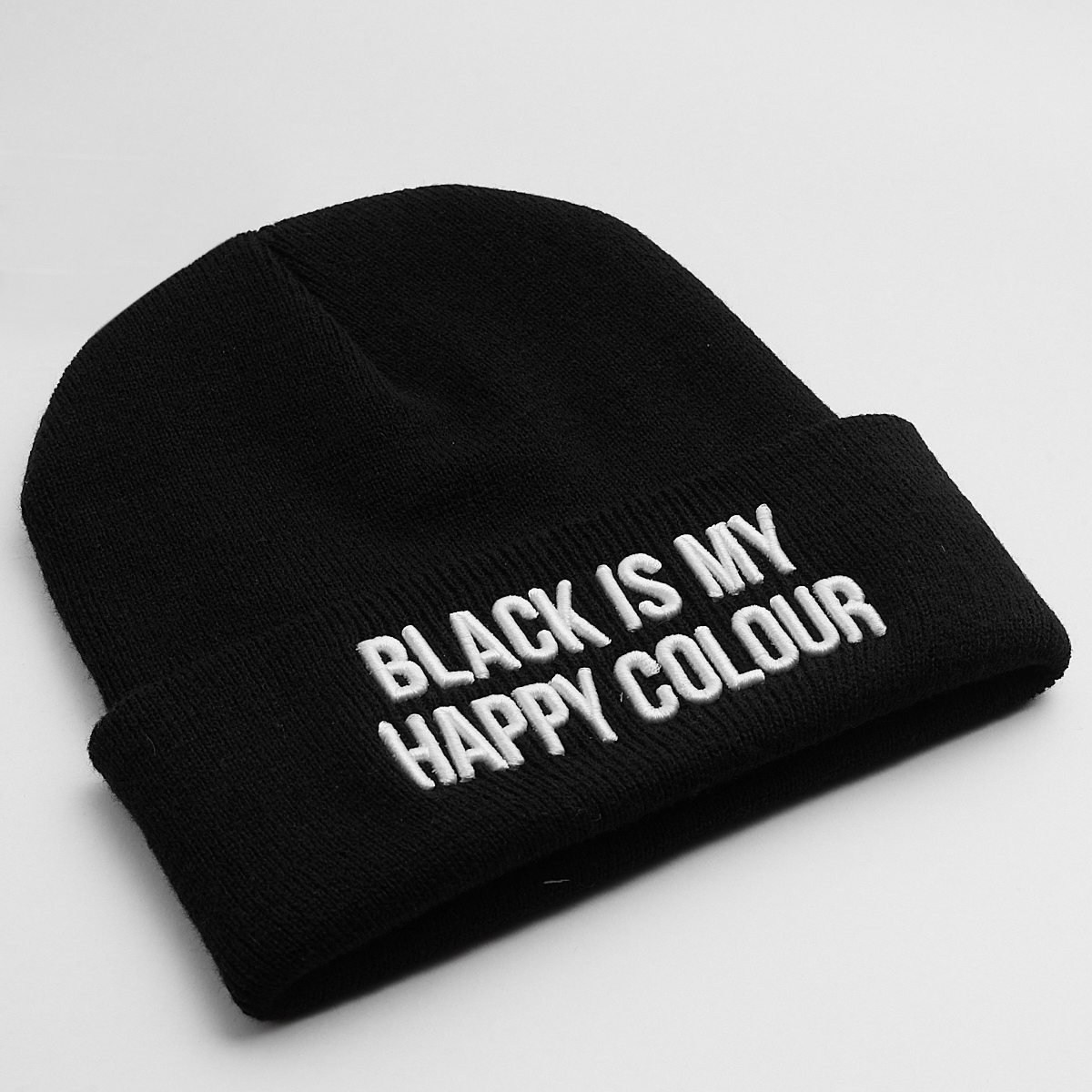 Czapka Zimowa Holy Blvk Black Is My Happy Colour Beanie