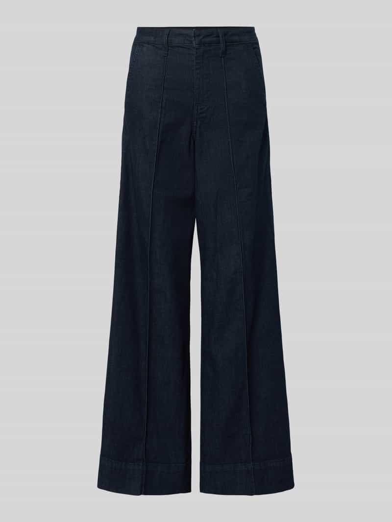 Jeansy z szeroką nogawką z mieszanki bawełny model ‘SURI’