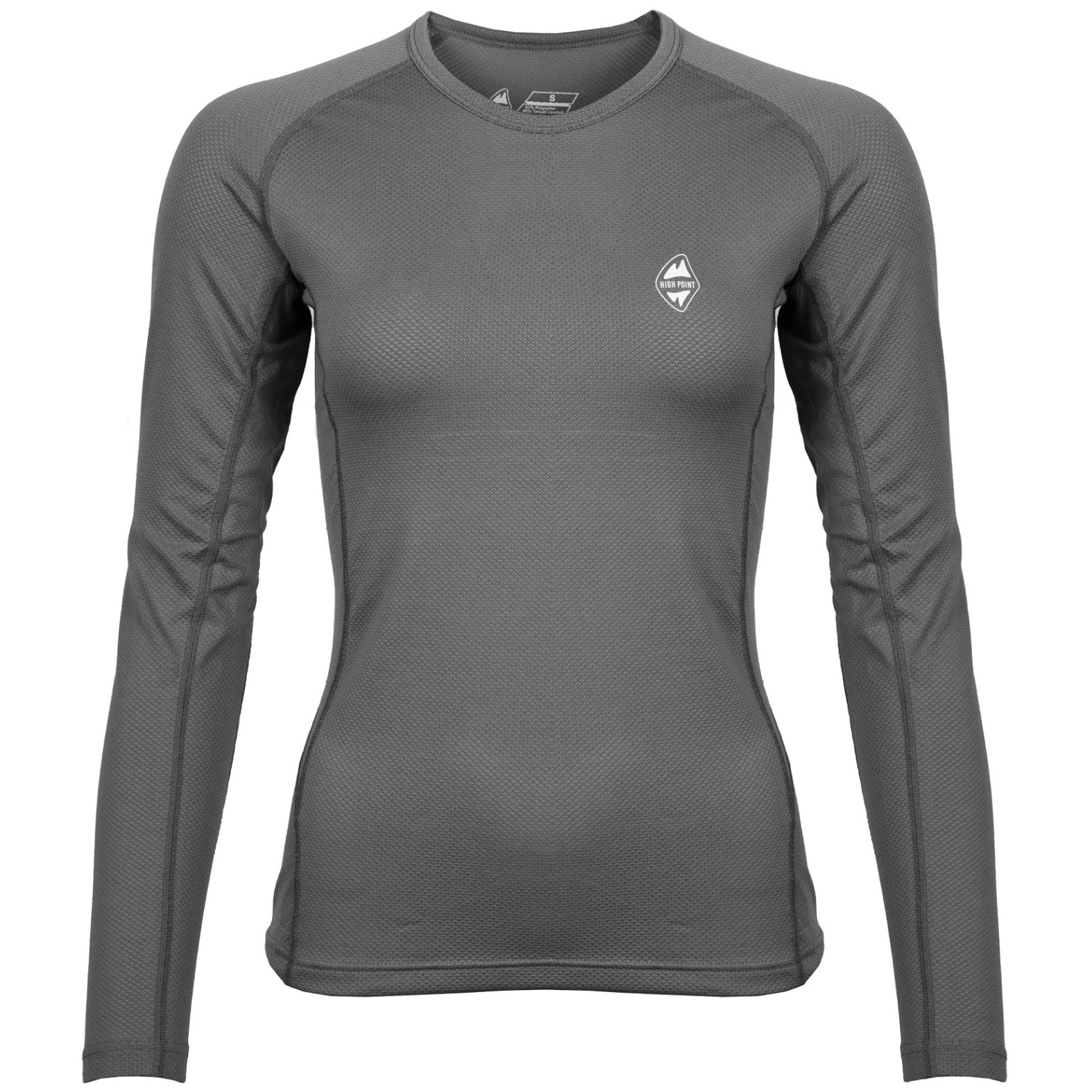 Damska koszulka High Point Code 2.0 LS lady Rozmiar: S / Kolor: ciemnoszary