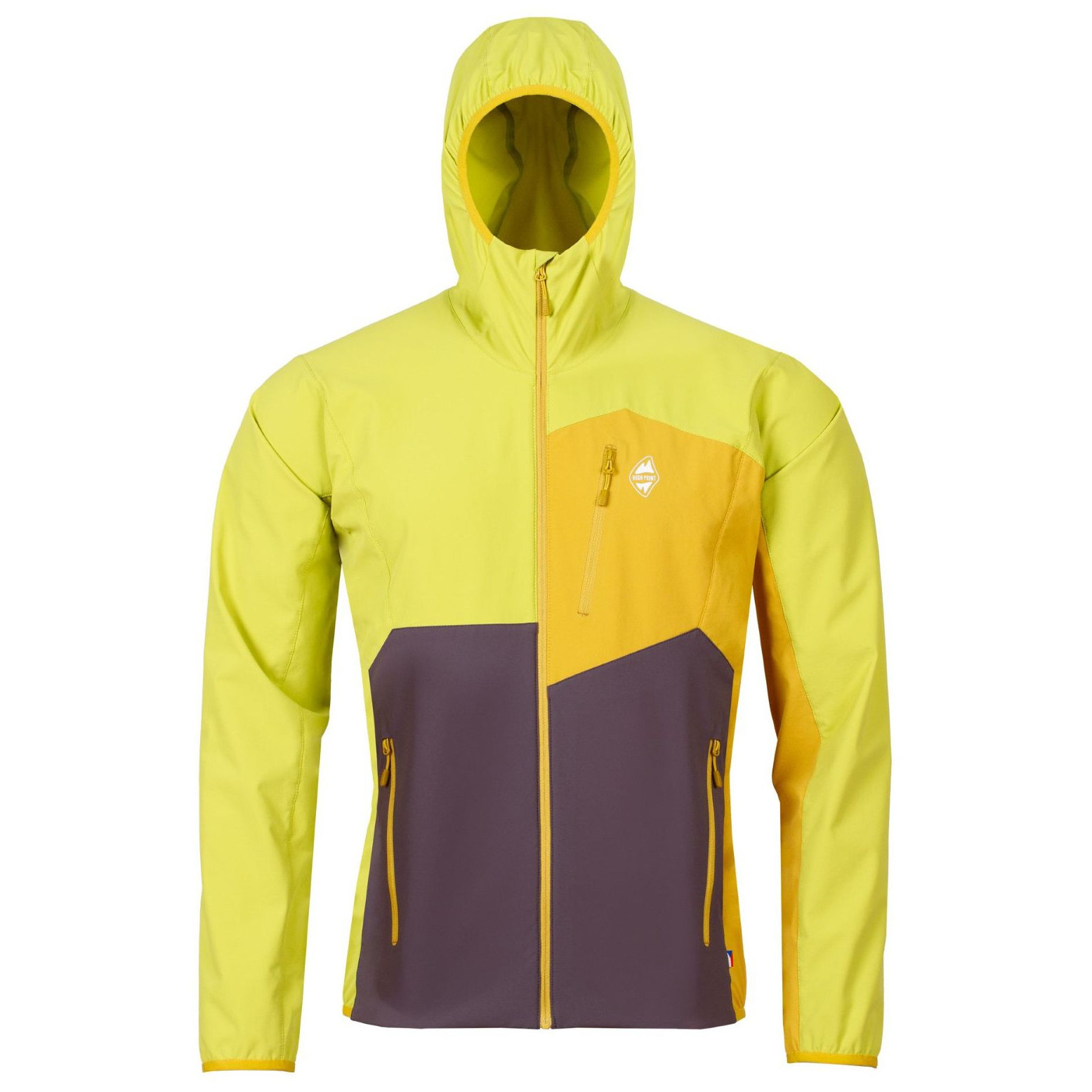 Męska kurtka softshellowa High Point Versa Hoody Jacket Rozmiar: XXL / Kolor: zielony/żółty