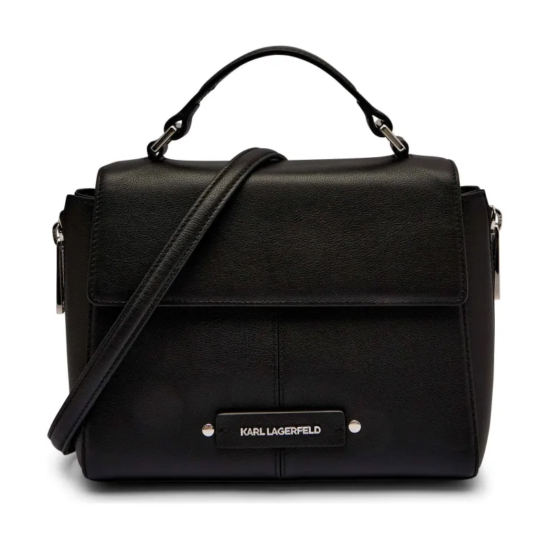 Karl Lagerfeld Skórzany kuferek k/hardware