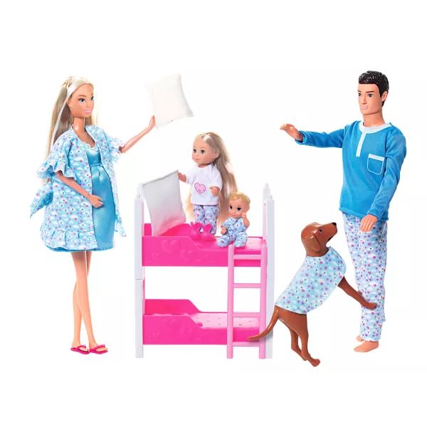 Steffi Love: Zestaw piżama party Szczęśliwa rodzina