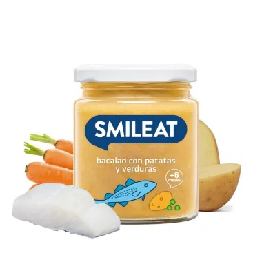Smileat Słoiczek z dorszem, bio ziemniakami i bio warzywami 6 m+ 230 g