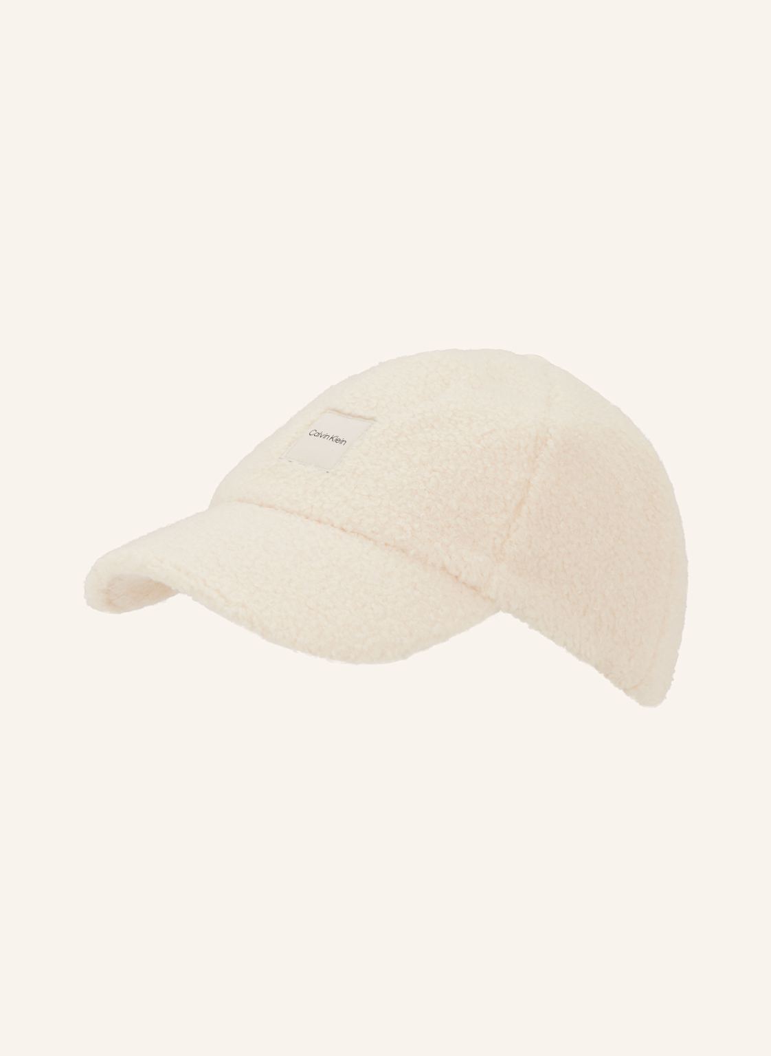 Calvin Klein Czapka Z Bouclé beige
