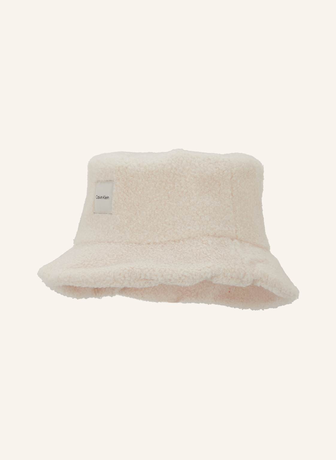 Calvin Klein Czapka Rybacka Z Bouclé beige