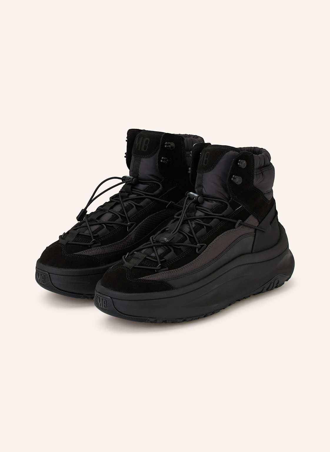Moon Boot Botki Sznurowane moon247 schwarz