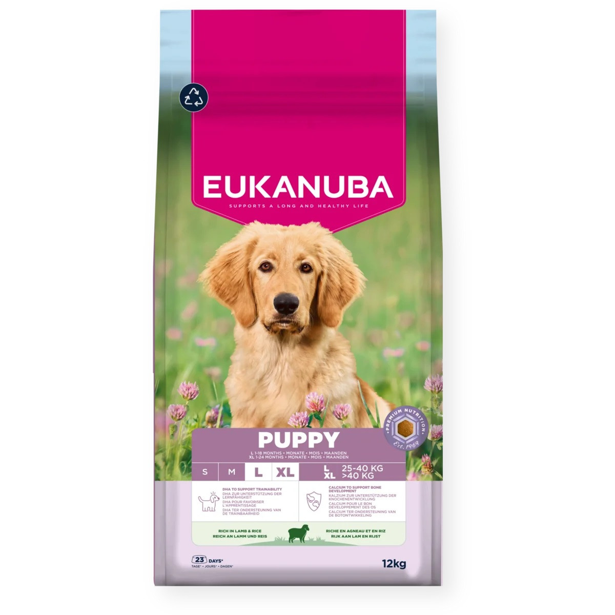 EUKANUBA Puppy L XL Rich in lamb & rice - sucha karma dla psa - 12kg