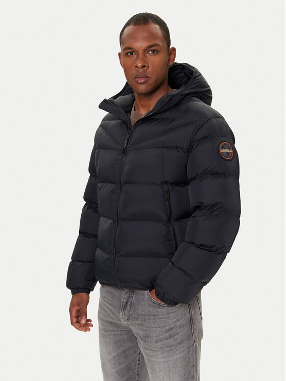 Napapijri Kurtka zimowa A-Molveno NP0A88V2 Czarny Regular Fit