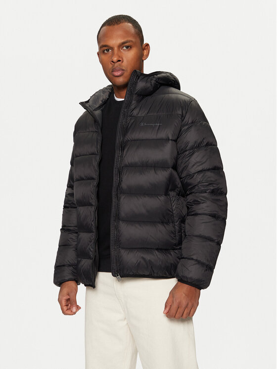 Champion Kurtka zimowa 220342 Czarny Regular Fit