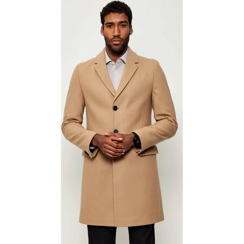 HUGO Wełniany płaszcz Migor2541