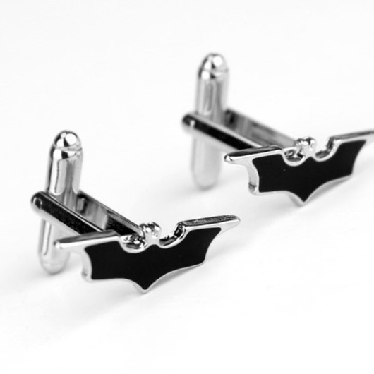 Spinki do mankietów koszuli mankietu batman