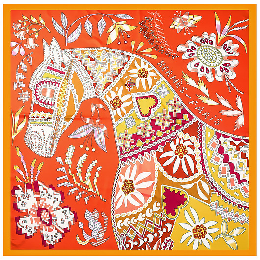 CHUSTA duża SZAL SZALIK Apaszka jedwabna damska