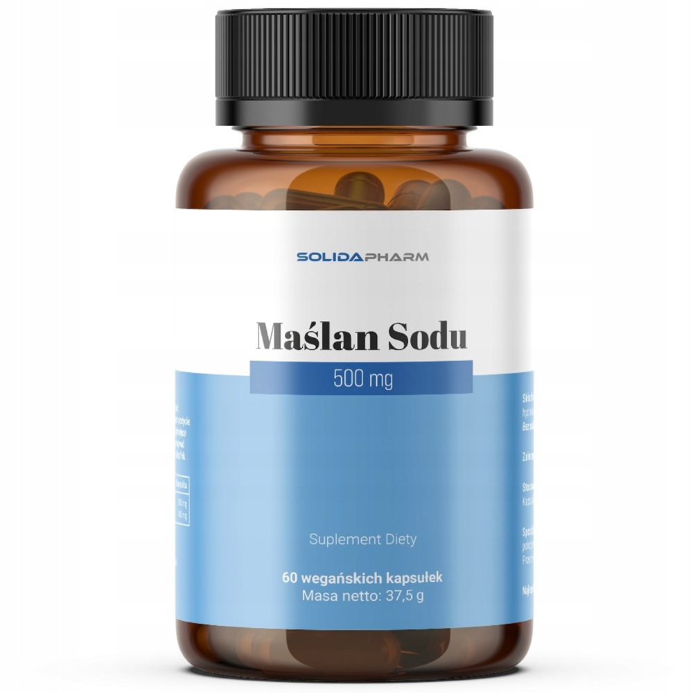 Solida Pharm Maślan Sodu 500 mg, 60 kapsułek