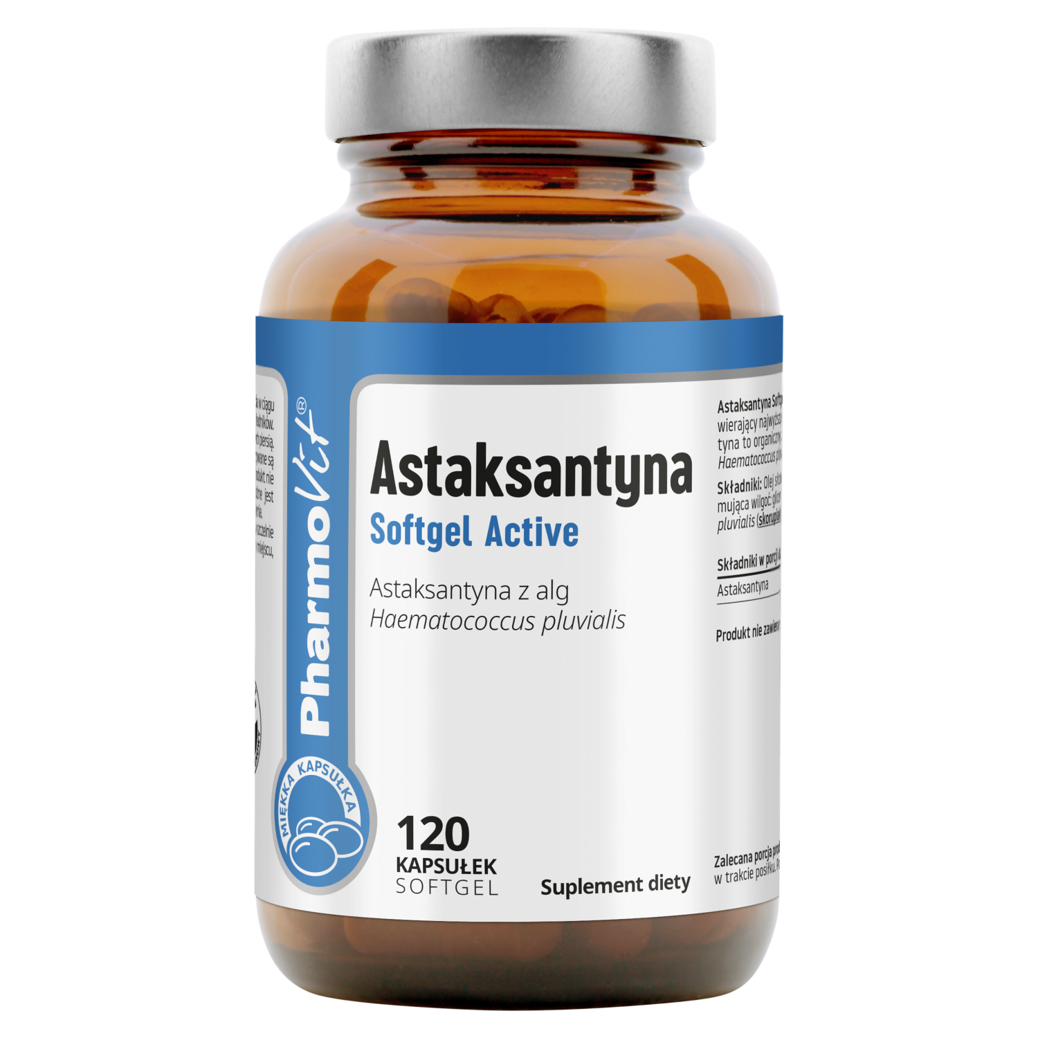 PharmoVit Astaksantyna Softgel Active, 120 kapsułek