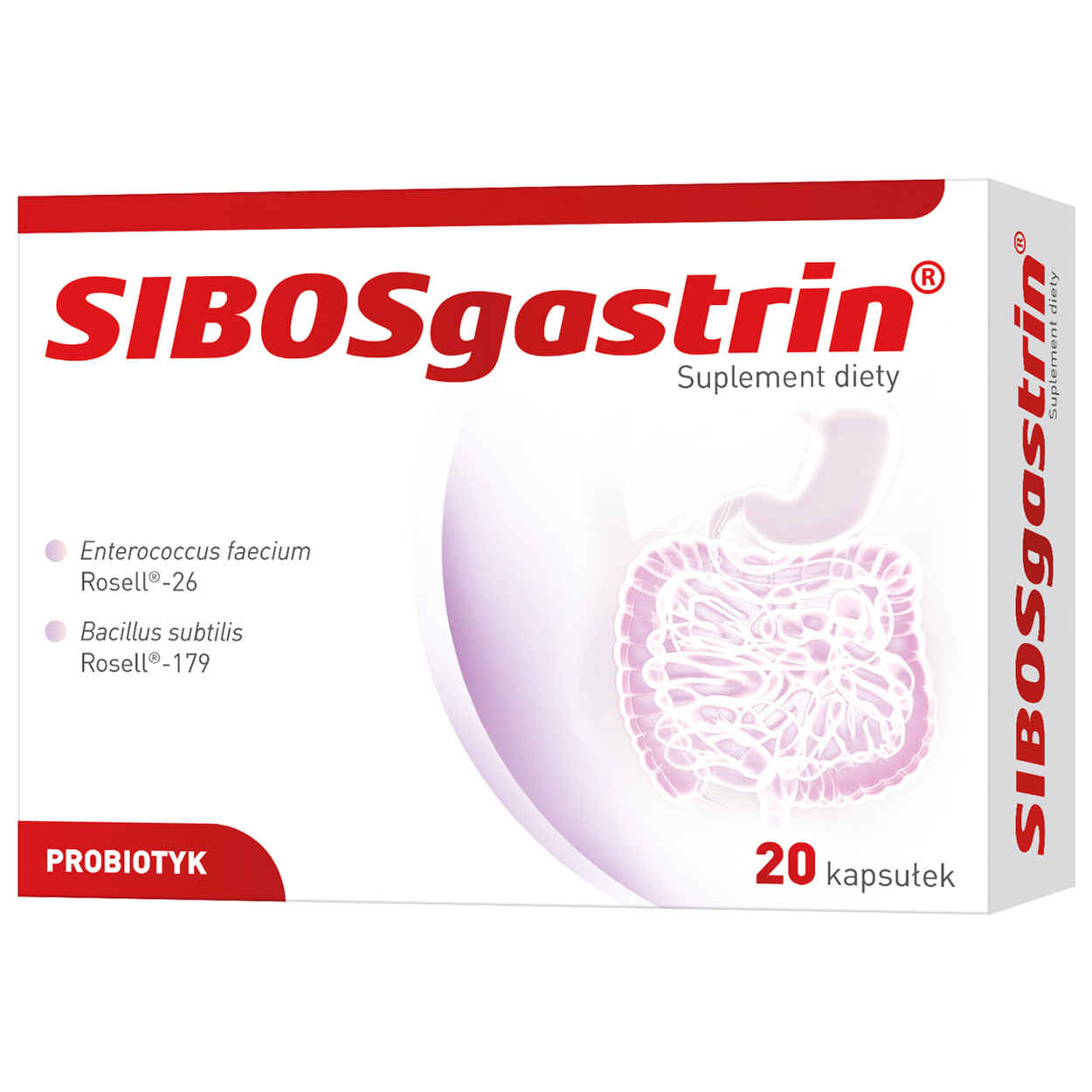 SIBOSgastrin, 20 kapsułek