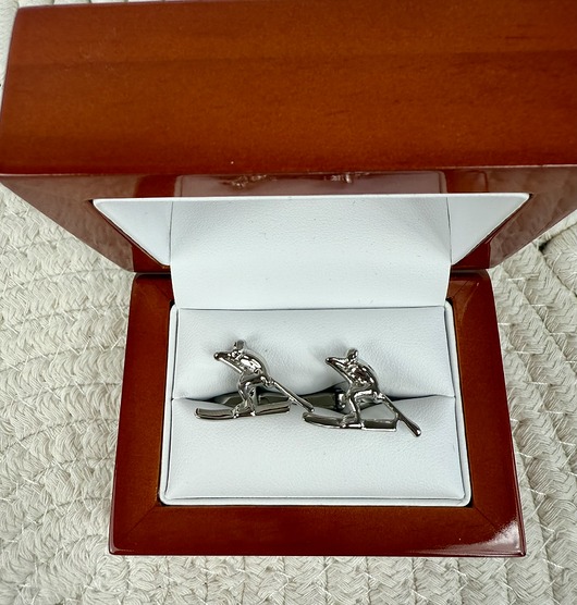 SPINKI DO MANKIETÓW koszuli mankietu narciarz narty