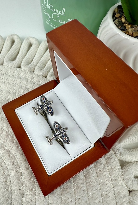 SPINKI DO MANKIETÓW koszuli mankietu samolot pilot