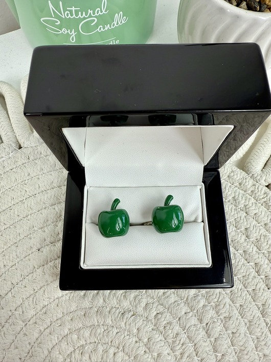 SPINKI DO MANKIETÓW koszuli mankietu jabłko rolnik