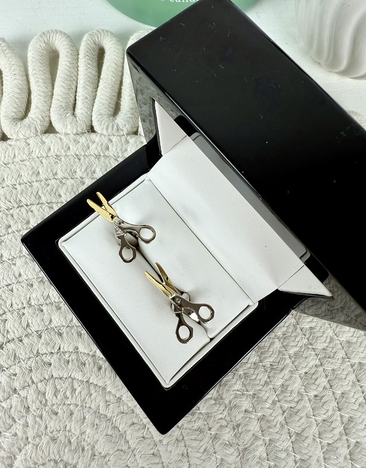 SPINKI DO MANKIETÓW koszuli nożyczki dla fryzjera