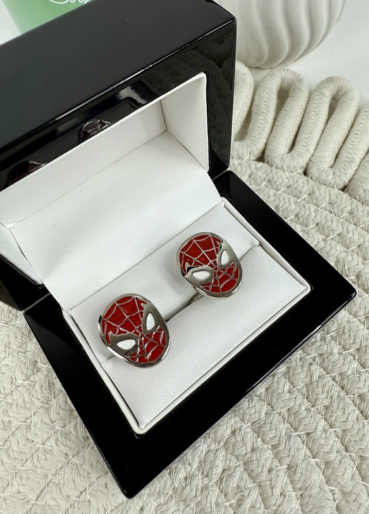 SPINKI DO MANKIETÓW koszuli mankietu spider man