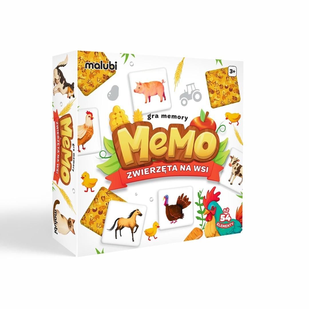 Memo Zwierzęta na Wsi Malubi - gra
