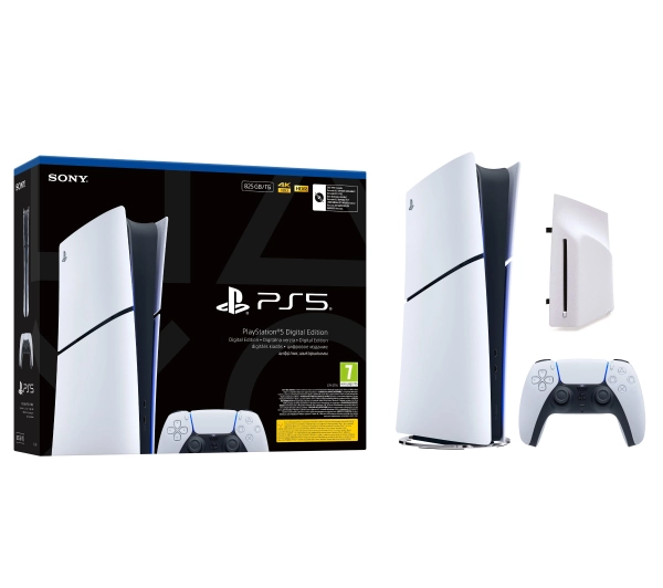 Sony PlayStation 5 Digital Slim E Chassis PS5 825GB + Disc Drive Blu-Ray
