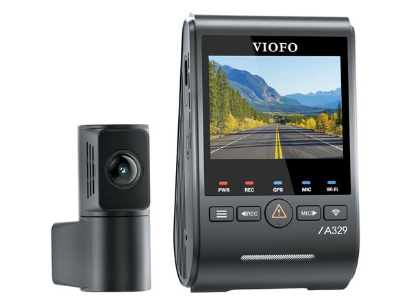 Viofo Rejestrator trasy A329S 2CH GPS