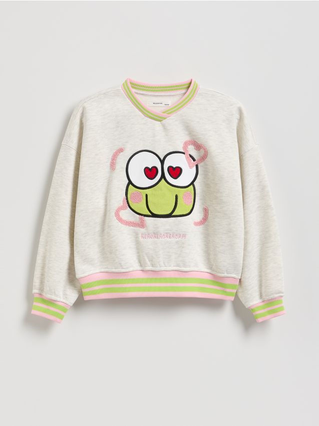 Reserved - Bluza Hello Kitty and friends - złamana biel