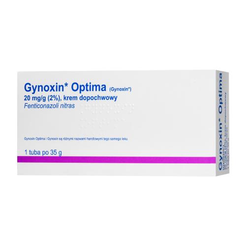 Gynoxin Optima Krem dopochwowy 20 mg, 35 g + 7 aplikatorów (Delfarma)
