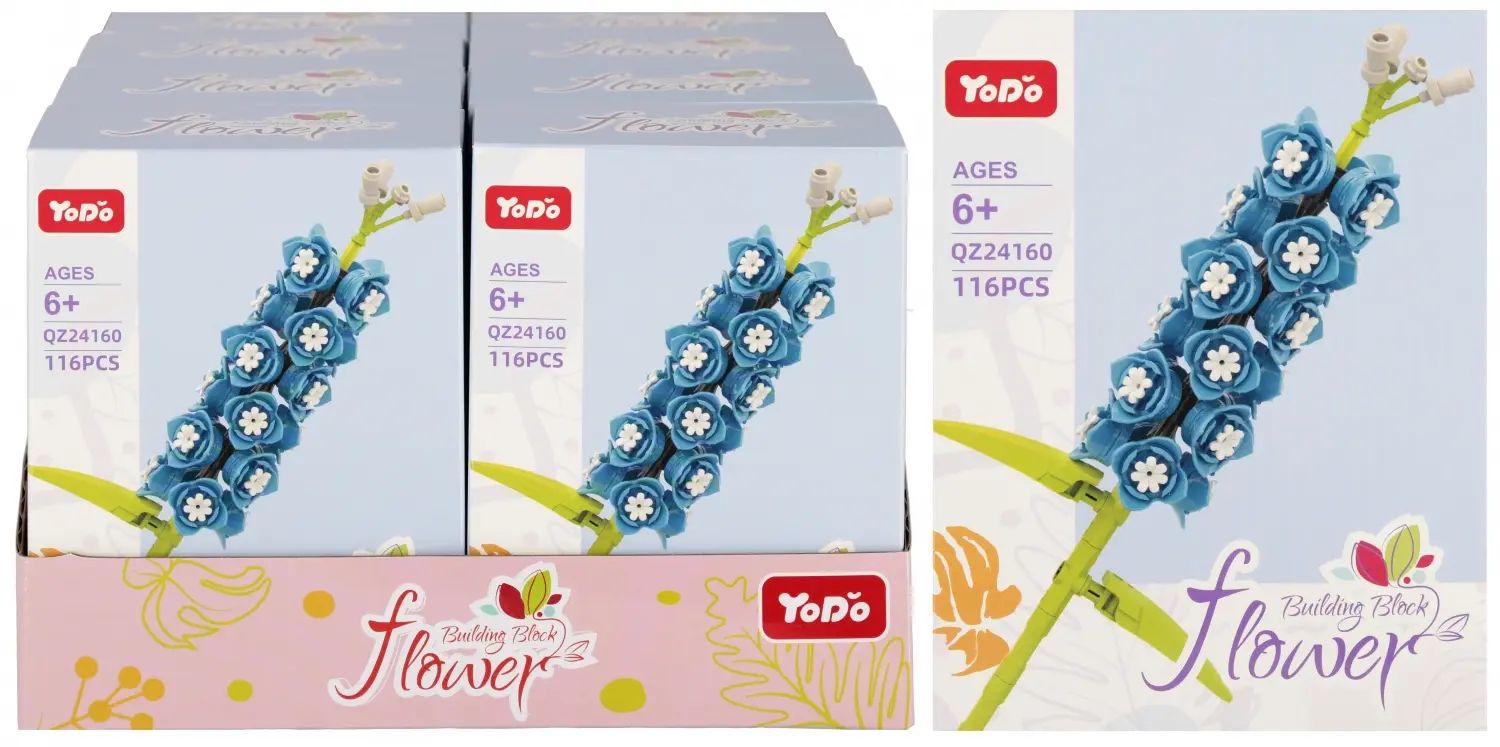 Klocki konstrukcyjne Kwiat 116 elementów Mega Creative 570795 - klocki