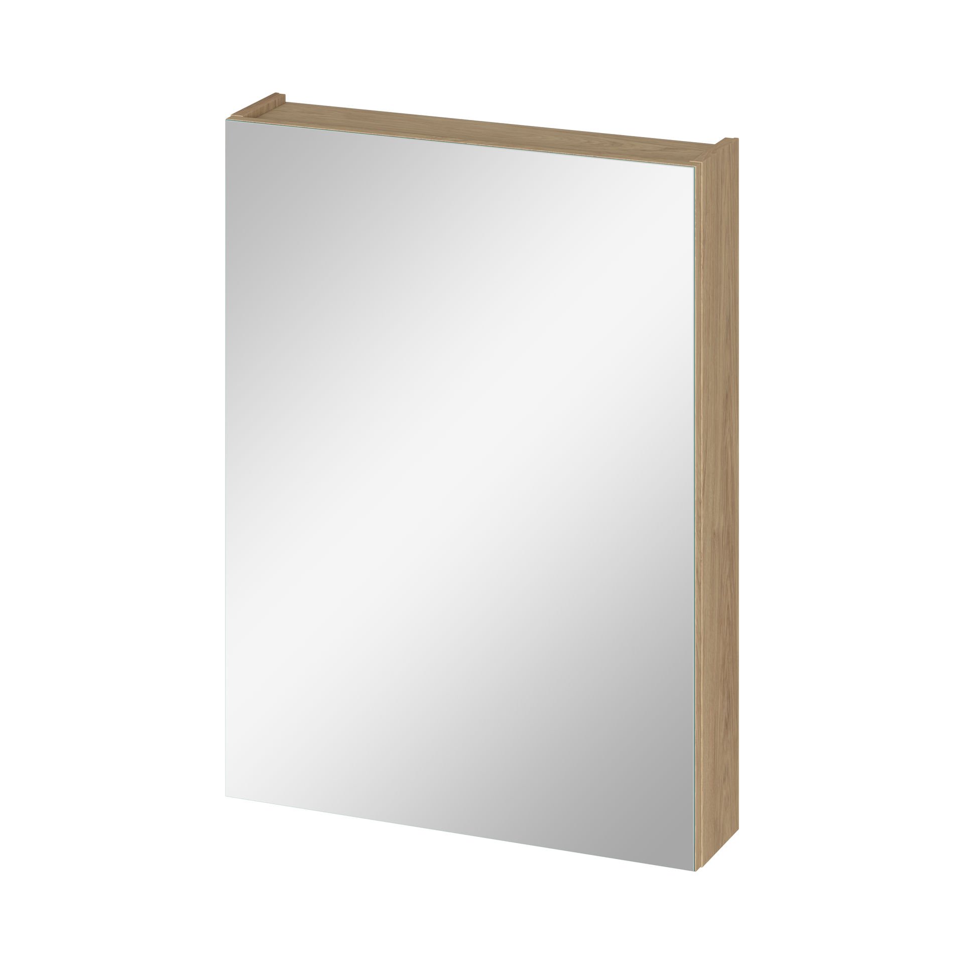 Szafka łazienkowa wisząca z lustrem Senti Maletto 60 cm dąb hikora