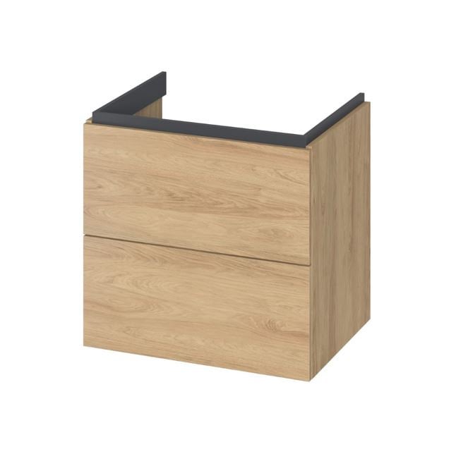 Szafka łazienkowa pod umywalkę Senti Maletto 60 cm dąb hikora