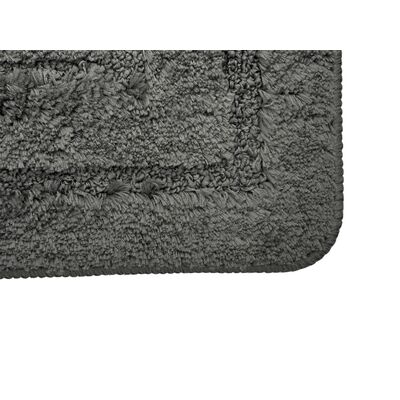 Zestaw dywaników łazienkowych Alor 3 sztuki 50 x 80 cm + 50 x 40 cm + 48 x 50 cm ciemnoszary