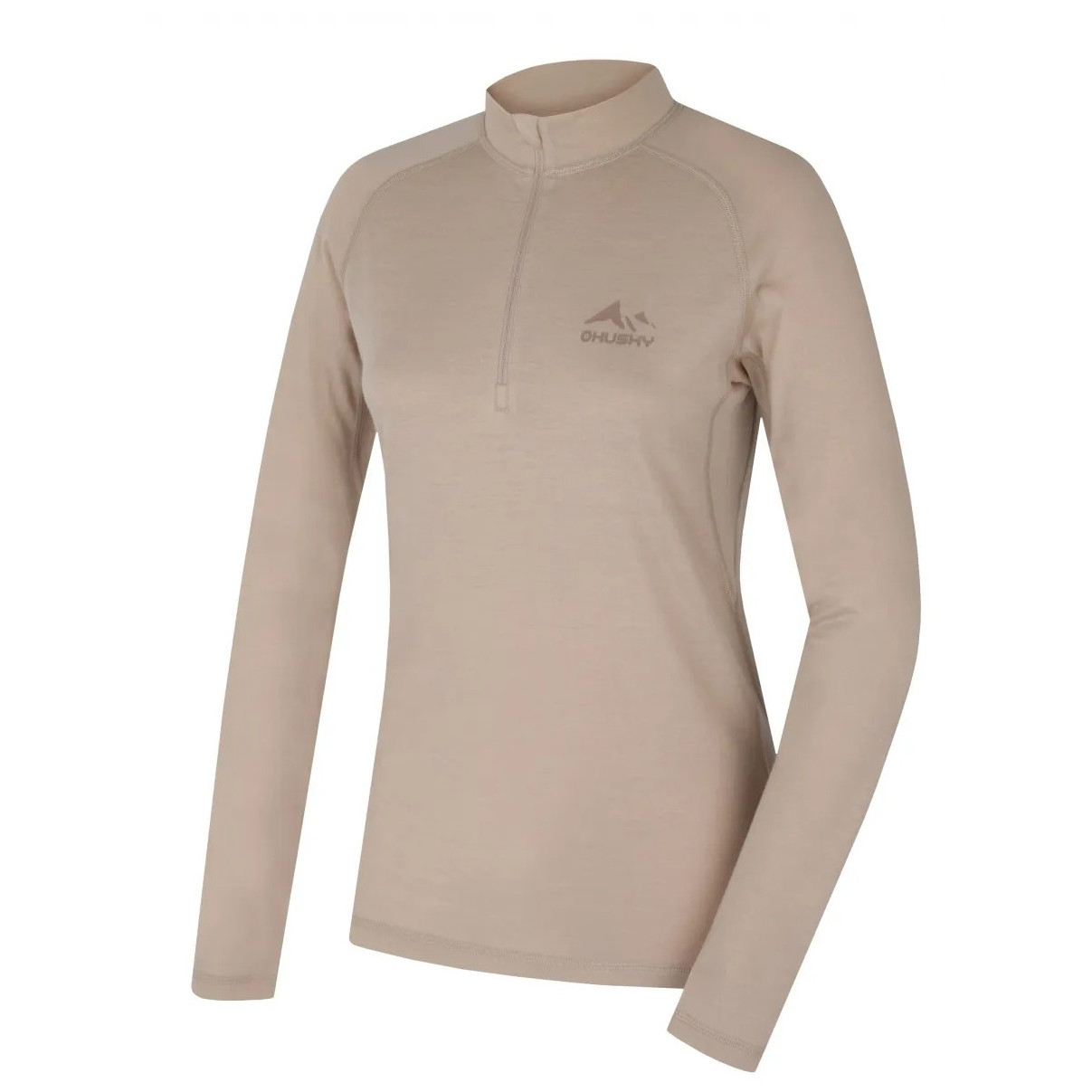Damski golf Husky Merow zip L Rozmiar: M / Kolor: beżowy