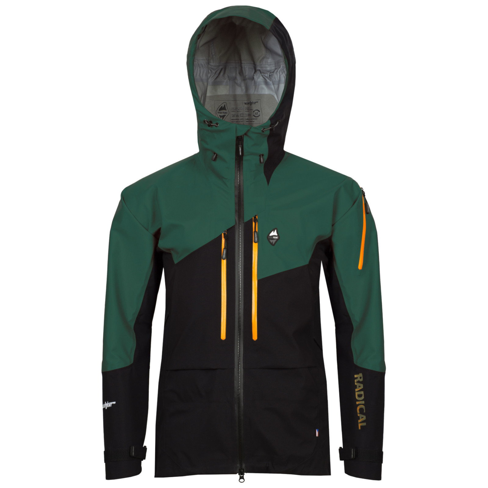 Kurtka męska High Point Radical 4.0 Jacket Rozmiar: M / Kolor: zielony/czarny