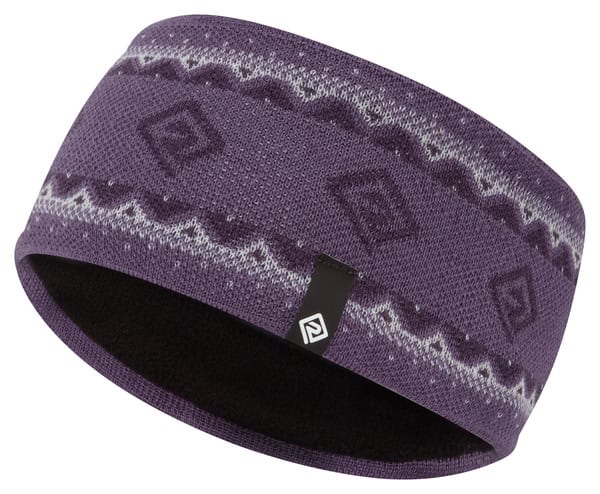 RONILL Opaska na głowę WINTER HEADBAND dark iris/white