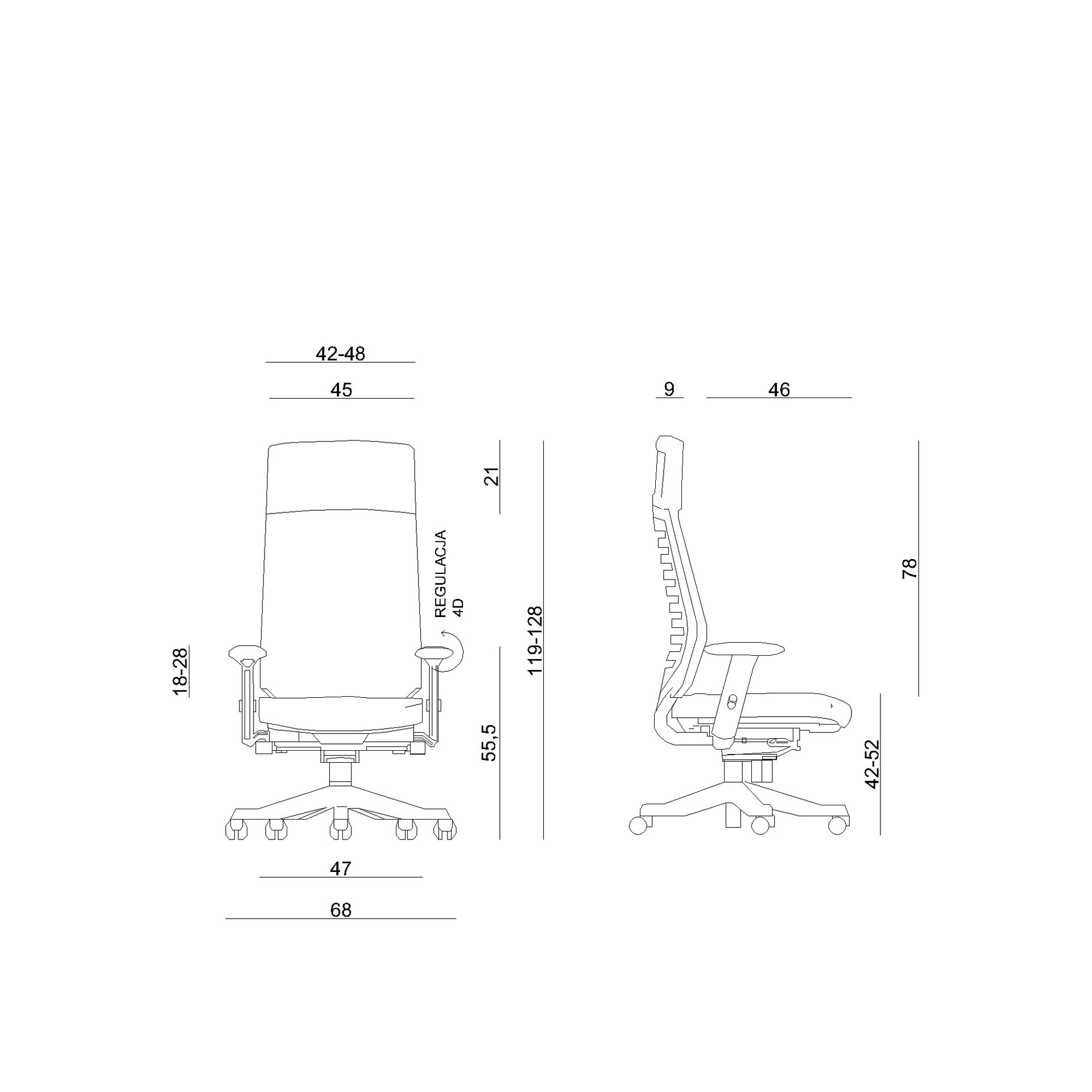 Unique Fotel Obrotowy Ergonomiczny Velo Siatka MESH32 Czarny, Tkanina BL402 Deepred