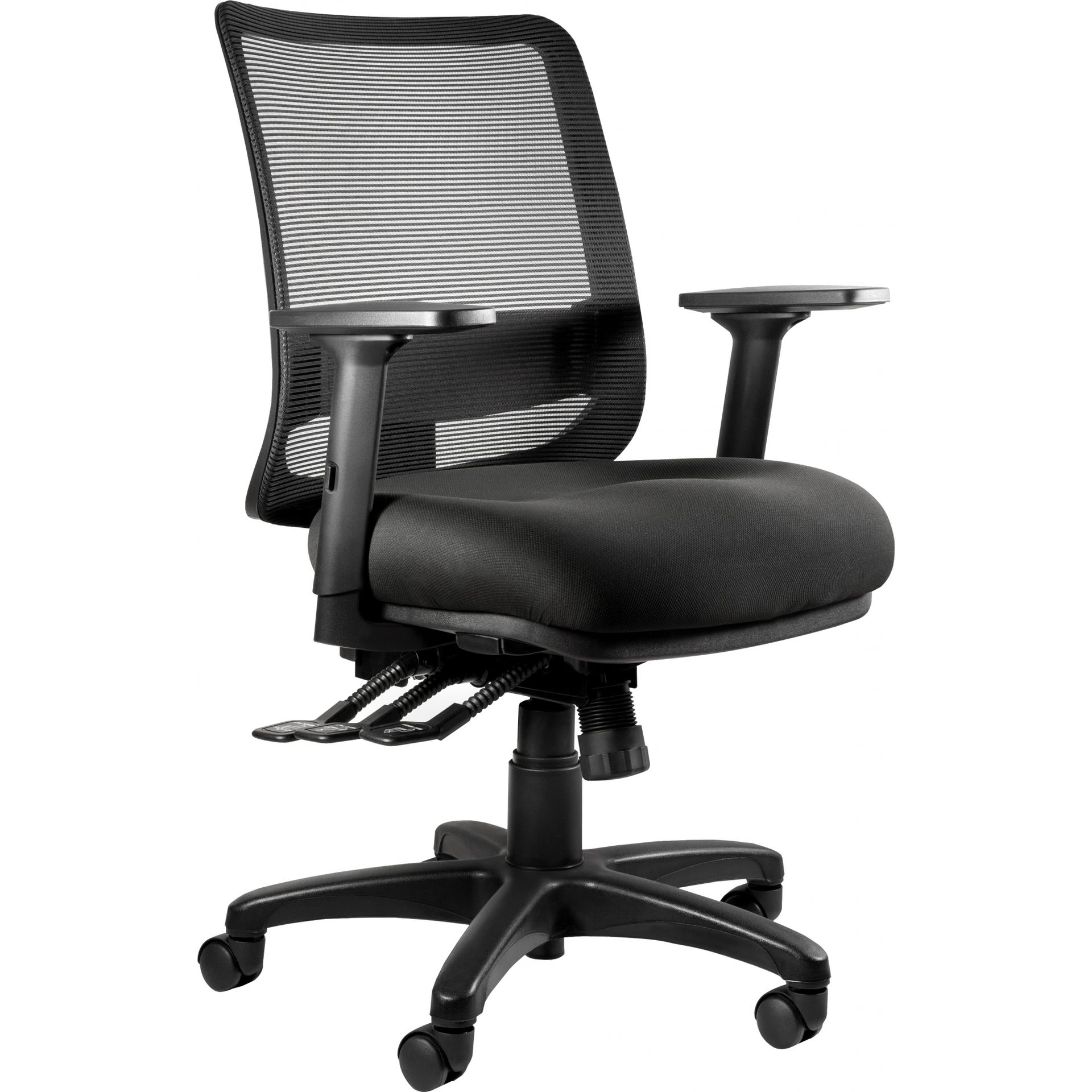 Unique Fotel Obrotowy Ergonomiczny Saga Plus M Siatka SM02 Szary, Tkanina BL417 Slategrey
