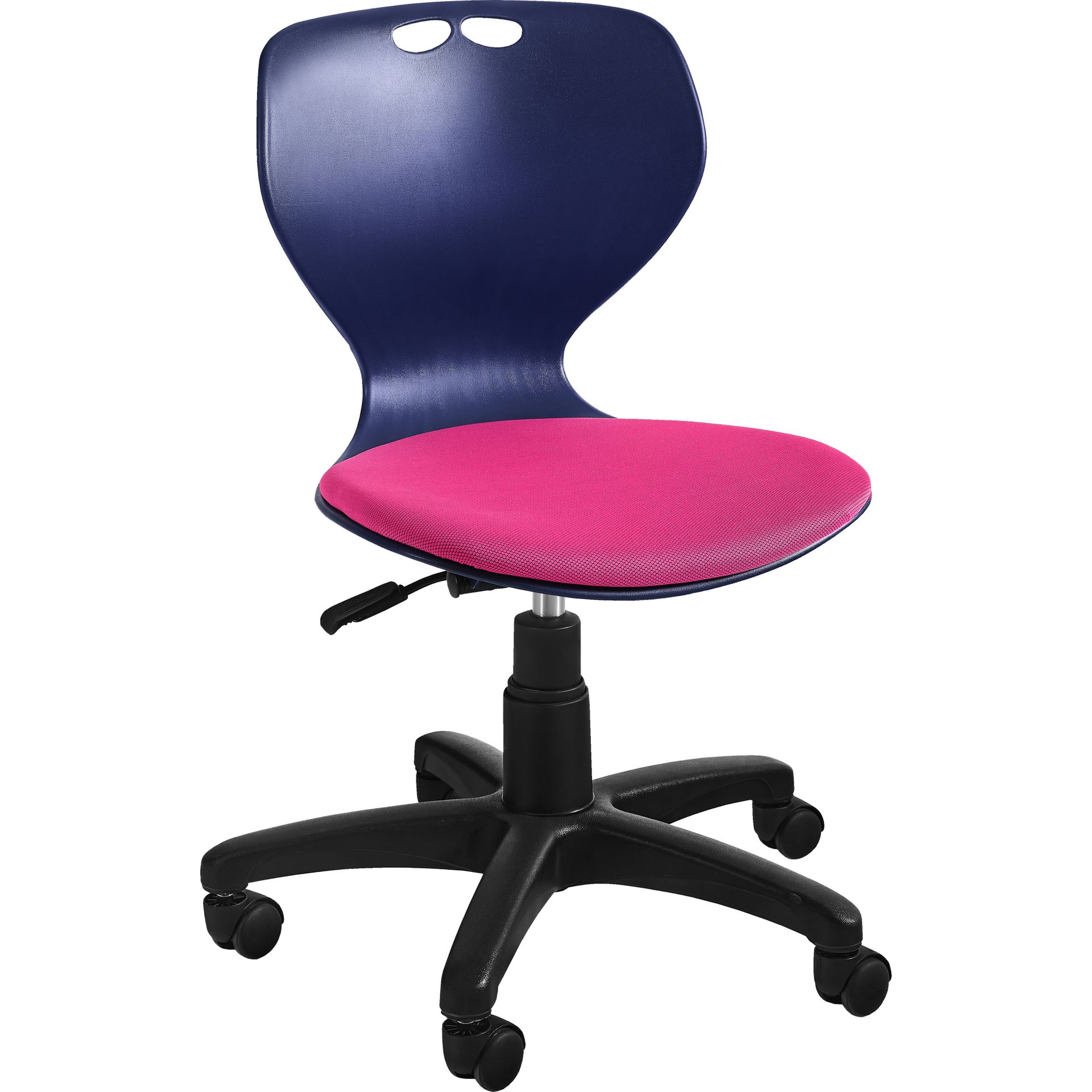 Unique Fotel Obrotowy Biurowy Mata Tkanina BL401 Magenta, Niebieska