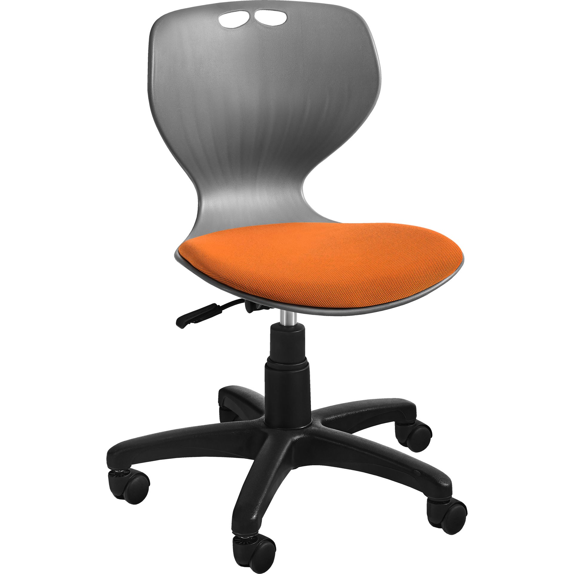 Unique Fotel Obrotowy Biurowy Mata Tkanina BL405 Mandarin, Szara