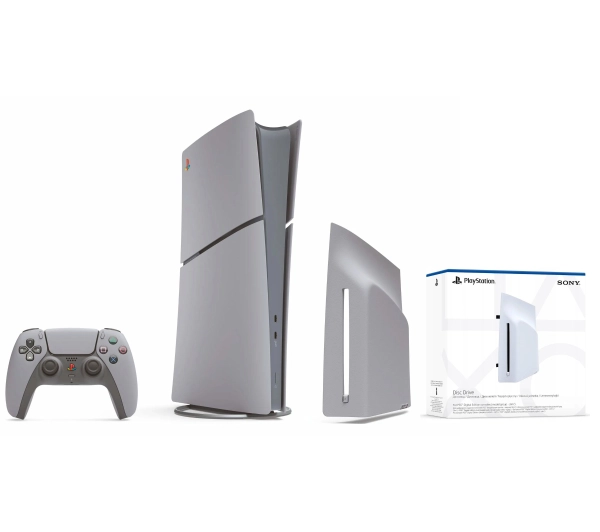 Sony PlayStation 5 Digital Slim D Chassis PS5 1TB Edycja limitowana na 30. rocznicę + napęd Disc Drive Blu-Ray