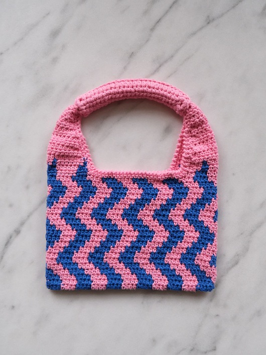 Szydełkowa torebka do ręki