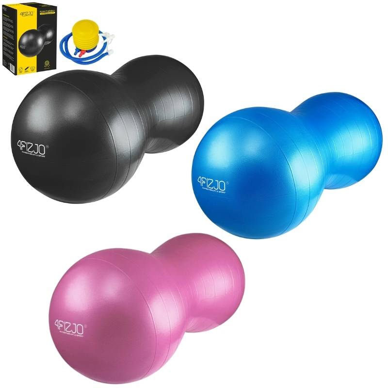 Piłka rehabilitacyjna 4FIZJO ABS - PEANUT AIR BALL - różne kolory