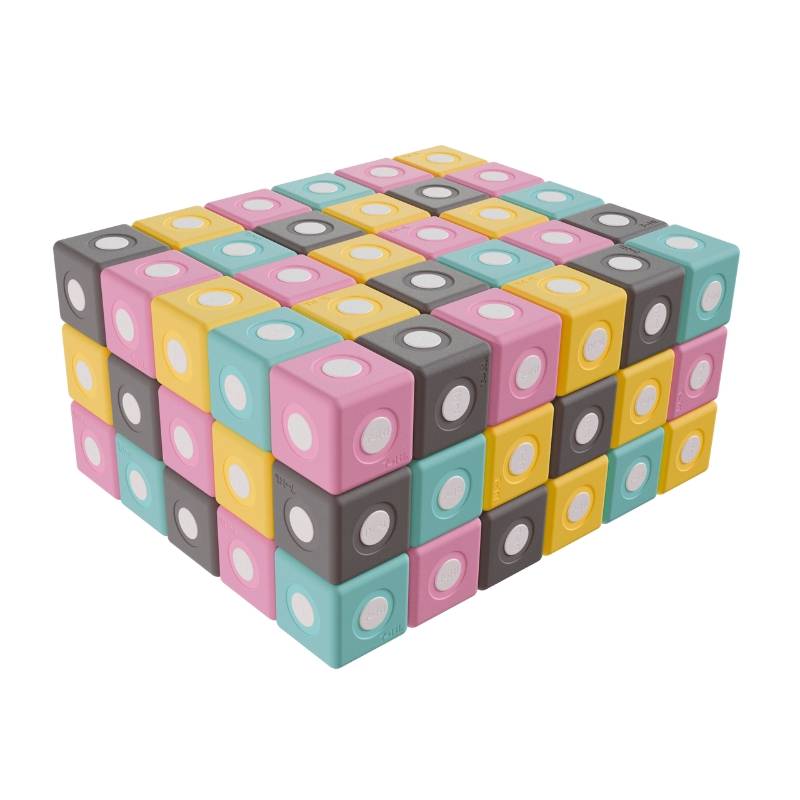 Klocki magnetyczne TUKI - Zestaw SMART, 100 sztuk