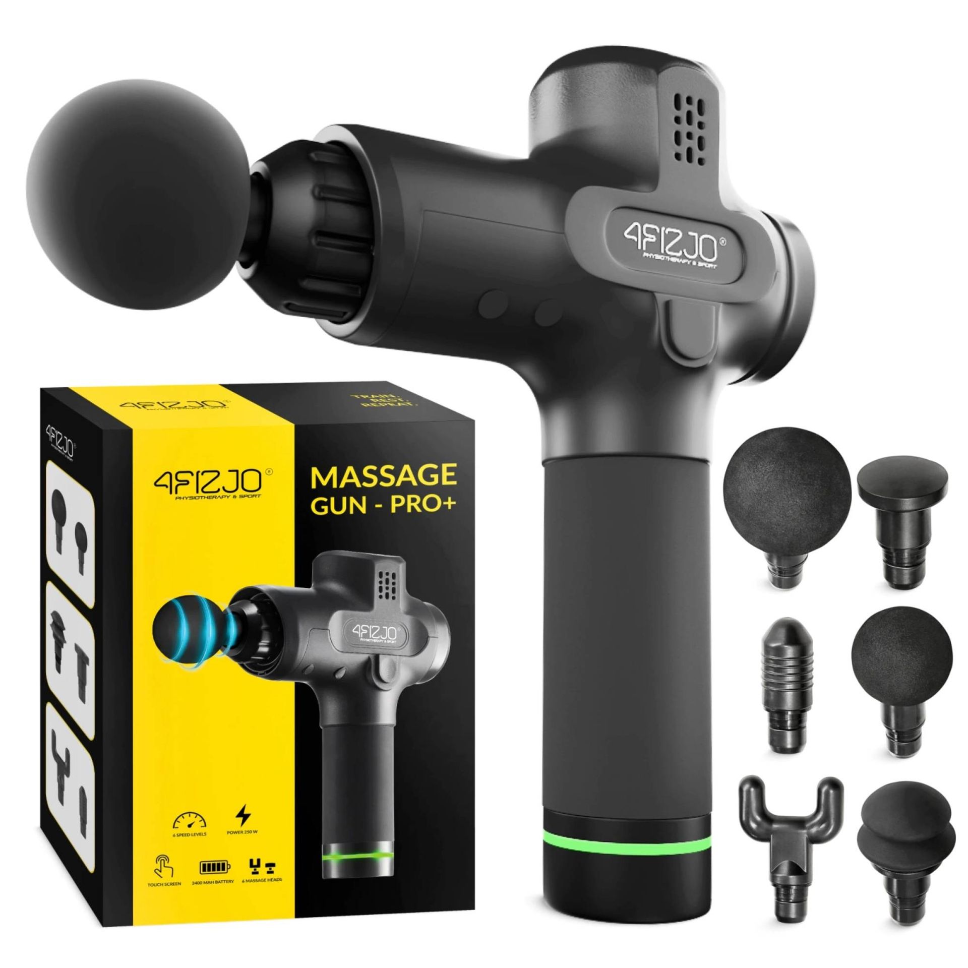 Pistolet do masażu masażer 4FIZJO MASSAGE GUN PRO+