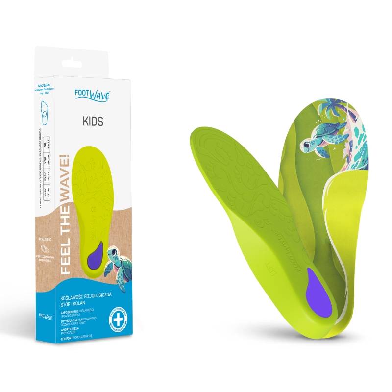 Wkładki ortopedyczne dla dzieci FootWave KIDS, różne rozmiary